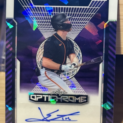 2025 Leaf James Tibbs III MLB #91 Prospect LA Dodgers Card #BA-JT1 Auto1/5
