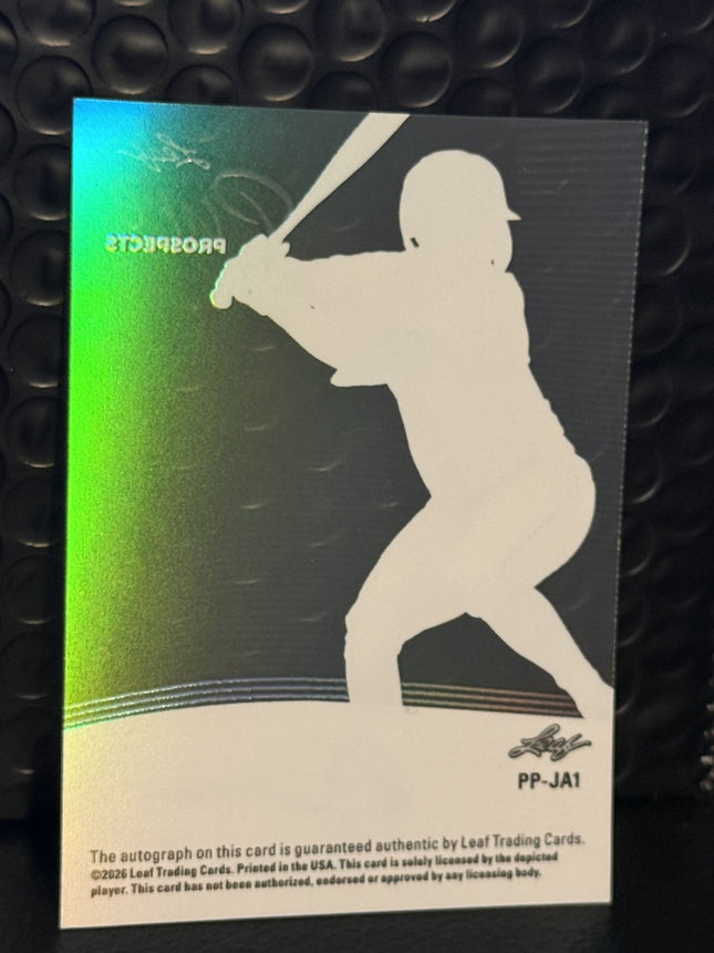 Leaf 2026 Jarren Advincula Pick#45 Angels Cad#PP-JA1 Auto