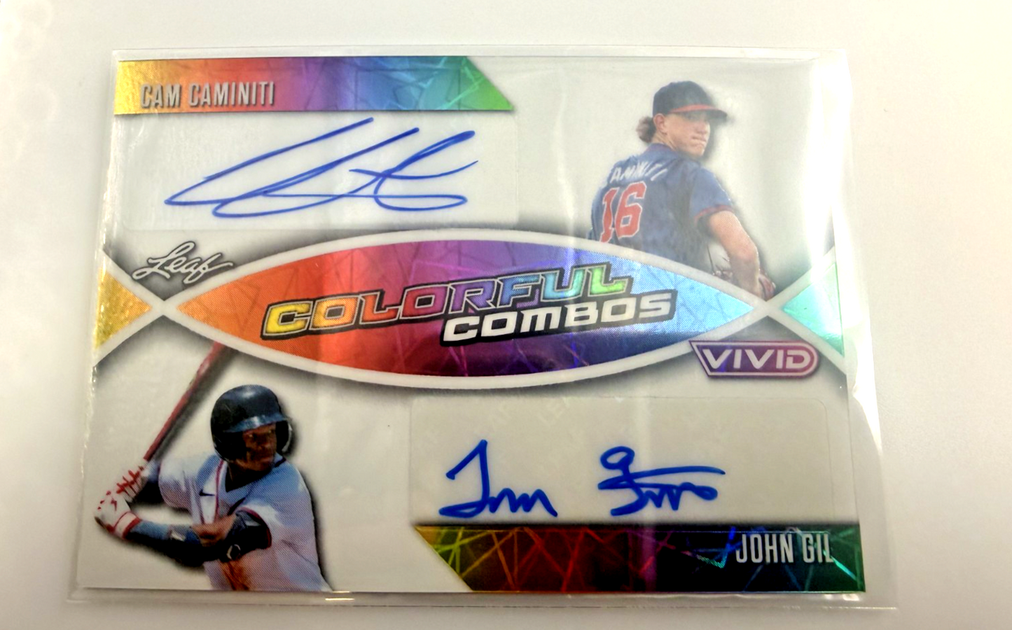2025 Leaf Colorful Combos Vivid Cam Caminiti-John Gil #cc-4  5 of 5