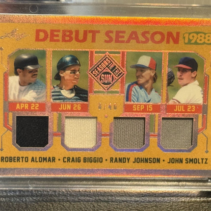2026 Leaf Debut Season 88 Alomar Biggio Johnson Smoltz Card#DS-1