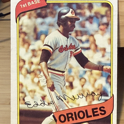 1980 Topps Eddie Murray Baltimore Orioles #160