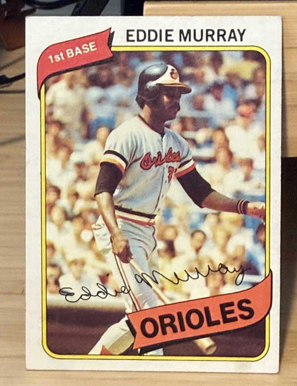 1980 Topps Eddie Murray Baltimore Orioles #160