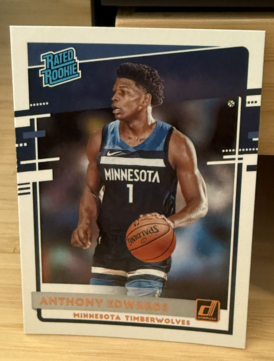 20-21 Panini Anthony Edwards Rated Rookie Minnesota Timberwolves #201