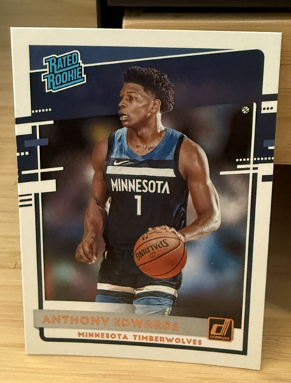 20-21 Panini Anthony Edwards Rated Rookie Minnesota Timberwolves #201