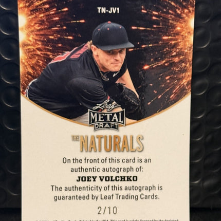 Leaf 2026 Joey Volchko Pick#77 White SoxCard#TN-JV1 Auto 2/10