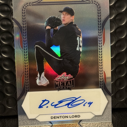 Leaf 2026 Denton Lord Pick #515 San Diego Padres Card# BA-DL1 Aut0