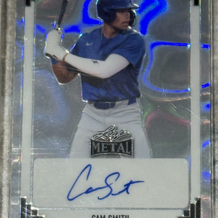 2024 Leaf Metal Auto Prismatic Silver Cam Smith 25/25 RC Houston Astros 91A-CS1