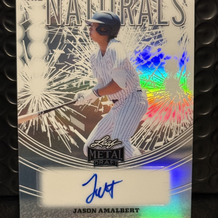 Leaf 2026 Jason Amalbert Draft Prospect Card #TN-JA2 Auto