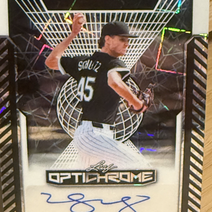 2025 Leaf Noah Shultz Chicago White Sox BA-NS1 Auto 4/10