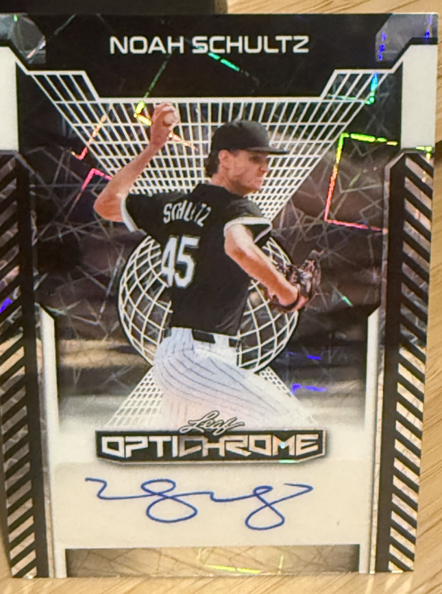 2025 Leaf Noah Shultz Chicago White Sox BA-NS1 Auto 4/10