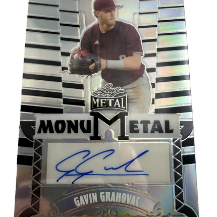 2024 Leaf Metal Gavin Grahovac #MM-GG1  Monumental Auto 12/35