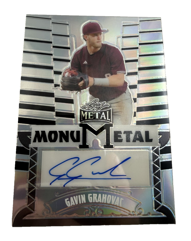 2024 Leaf Metal Gavin Grahovac #MM-GG1  Monumental Auto 12/35