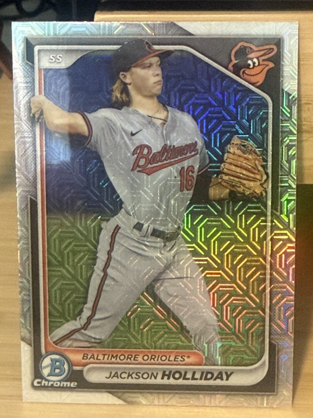 2024 Bowman Chrome Mojo Refractors Jackson Holliday Baltimore Orioles #BCP-47
