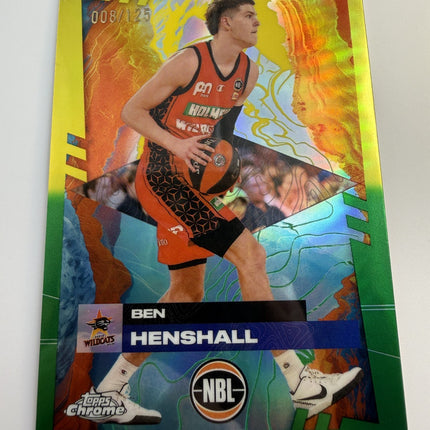 2024-25 Ben Henshall Topps Chrome NBL Golden 008/125 #69