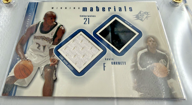Kevin Garnett Winning Materials Dual Jersey 2000-01 SP #KG2