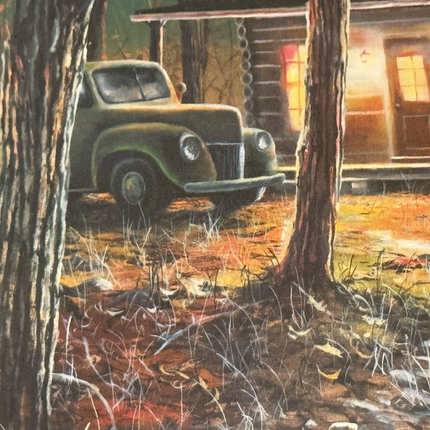 Jim Hansel "After Dark" Print signed and numbered Jim Hansel 29.5 W by 20.5 H