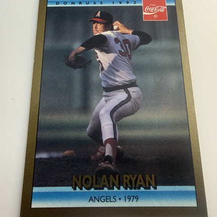 1992 Leaf Donruss Coca Cola Nolan Ryan Angels #13 of 26