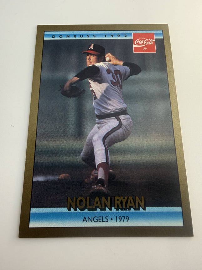 1992 Leaf Donruss Coca Cola Nolan Ryan Angels #13 of 26