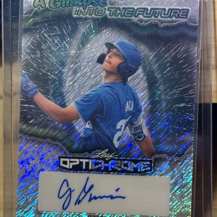 2025 Leaf AJ Gracia MLB 2026 9th Pick Atlanta Braves #FA-AJG Auto 2/10