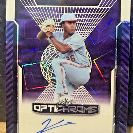 2025 Leaf Kyson Witherspoon Opitchrome #84 MLB Prosp #BA-KW1 Auto 2/5