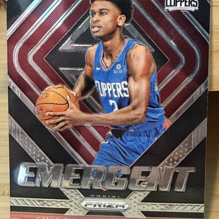 2018-2019 Panini Prizm Shai Gilgeous-Alexander OC Thunder Emergent Silver  #11