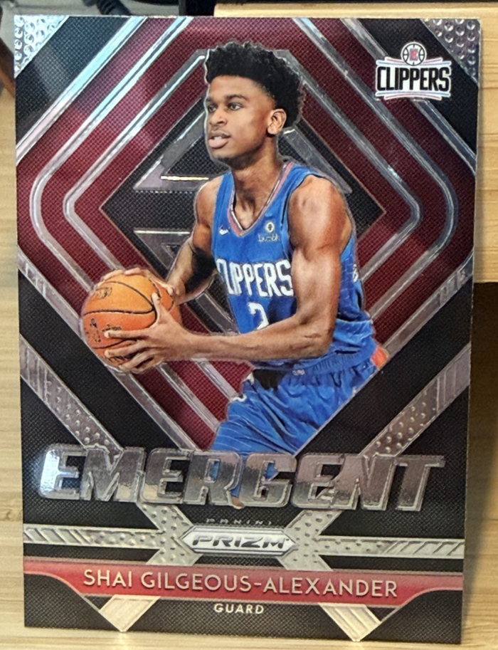 2018-2019 Panini Prizm Shai Gilgeous-Alexander OC Thunder Emergent Silver  #11