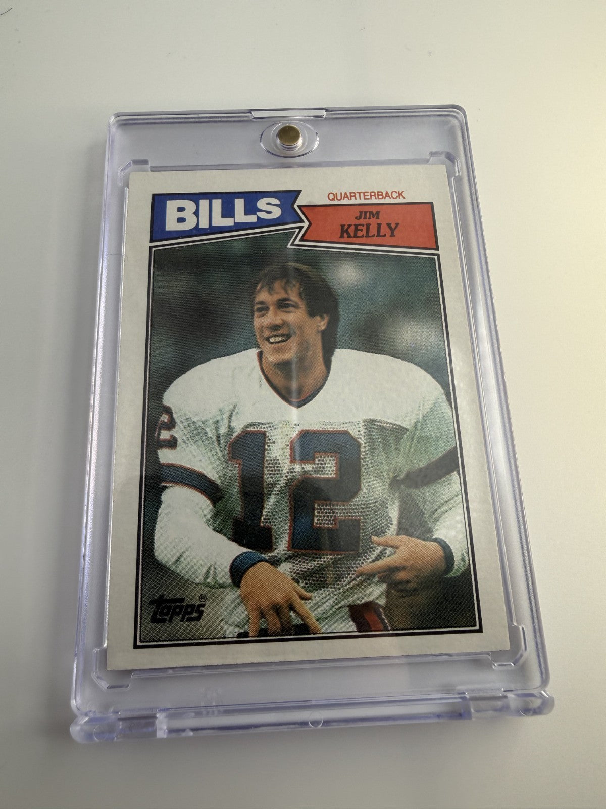1987 Topps - Jim Kelly #362 Rookie Buffalo Bills
