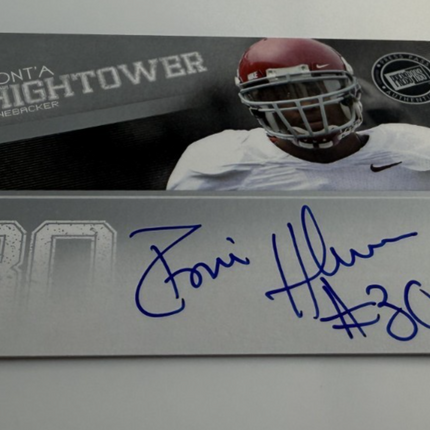 2012 Dont'a Hightower Press Pass #PPS-DH Auto New England Patriots