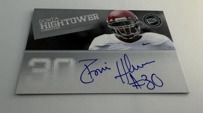 2012 Dont'a Hightower Press Pass #PPS-DH Auto New England Patriots