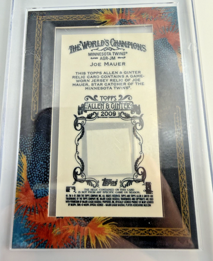 2009 TOPPS ALLEN & GINTER  JOE MAUER JERSEY - GRAY #AGR-JM