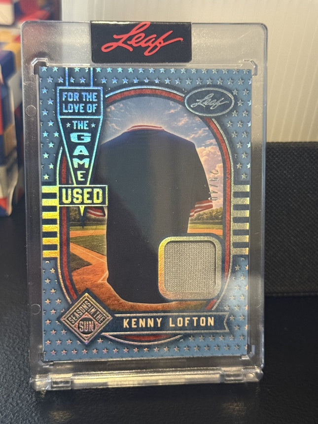 2026 Leaf Kenny Lofton Game Warn Memorabilia Card#FL-25 29/40