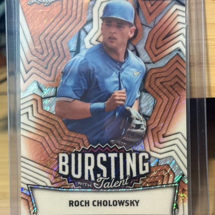 2025 Leaf Roch Cholowsky MLB #1 2026 Pick White Soxs #TB-46 Numbered 1/1