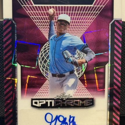 Leaf 2025 Gary Gill Hill Tampa Bay Rays #26 Prospect Card #BA-GGH Auto 2/8