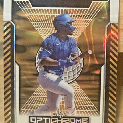 2025 Leaf Optichrome Zyhir Hope #19 MLB Prospect LA Dodgers #156 Card 1/1