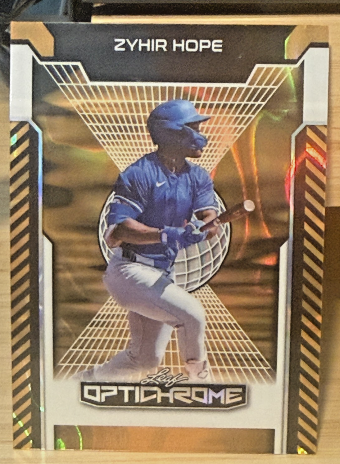 2025 Leaf Optichrome Zyhir Hope #19 MLB Prospect LA Dodgers #156 Card 1/1