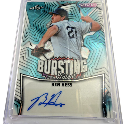 Leaf  VIVID Ben Hess Bursting with Talent #TA-BH1  Numbered 10/10 2025