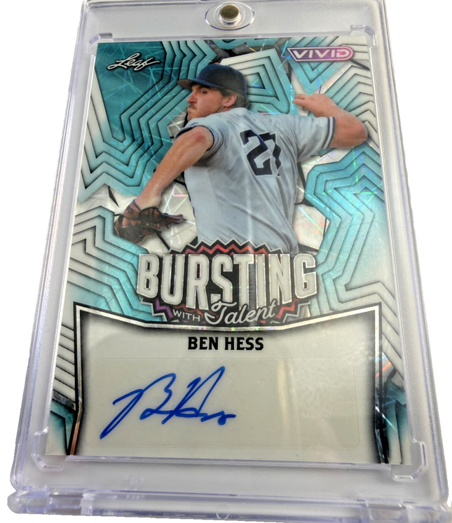 Leaf  VIVID Ben Hess Bursting with Talent #TA-BH1  Numbered 10/10 2025