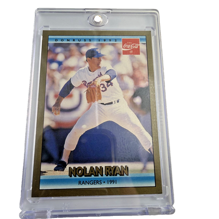 1992 LEAF Coca-Cola Nolan Ryan #25 Texas Rangers