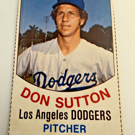 1977 Don Sutton Hostess Los Angeles Dodgers #70 HOF
