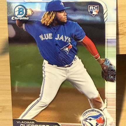 2019 Bowman Chrome Vladimir Guerrero Jr Toronto Blue Jays Rookie Card #73