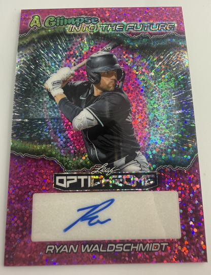 2025 Leaf Ryan Waldschmidt OGlimpse into the Feature Arizonia DBacks #FA-RW1 7/8